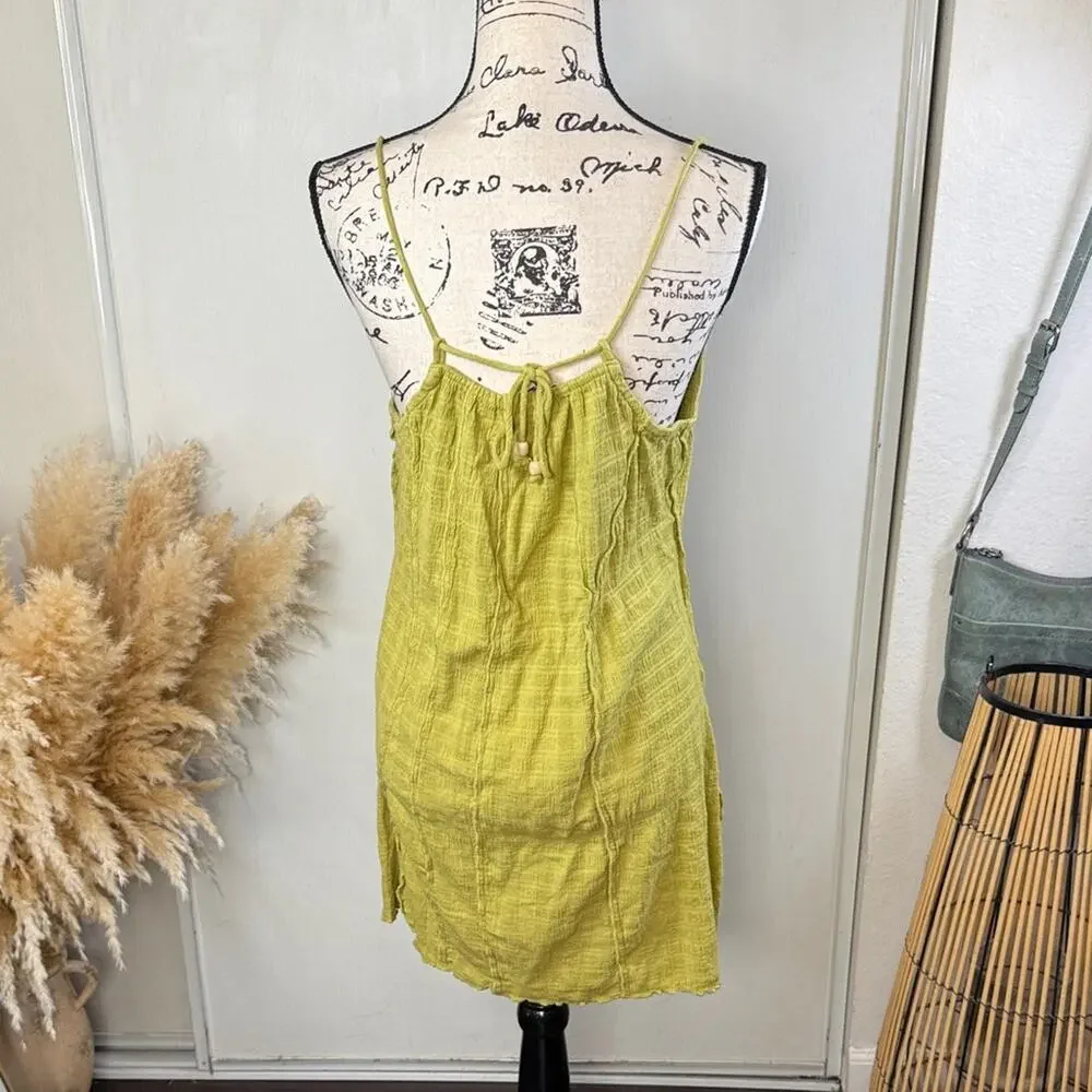 Free People Endless Summer Throwing Shade Mini Dress size Large
